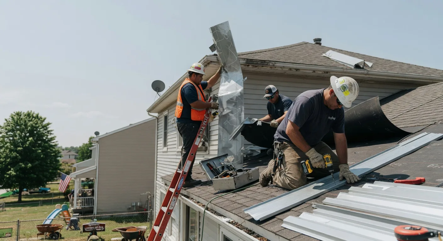 Storm Damage Metal Roof Repair in Fort Hill, PA